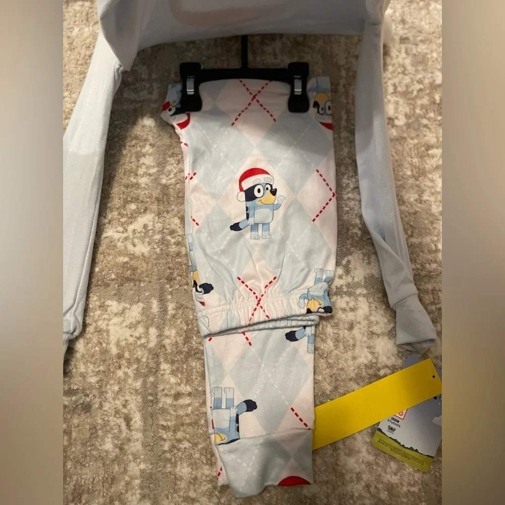 Bluey Kids Pajamas - Light Blue size 8-NWT